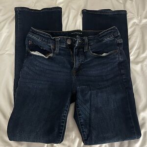 Women's Dark Blue Bootcut Aeropostale Jeans